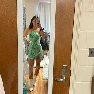 Beginning Boutique Kendall Swirl Mini Dress Size S